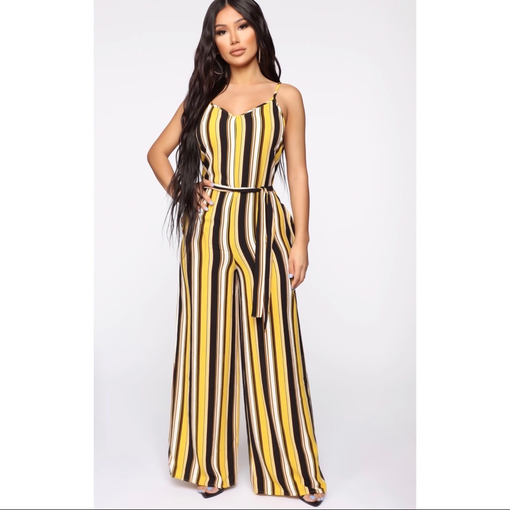 Striped Jumpsuit